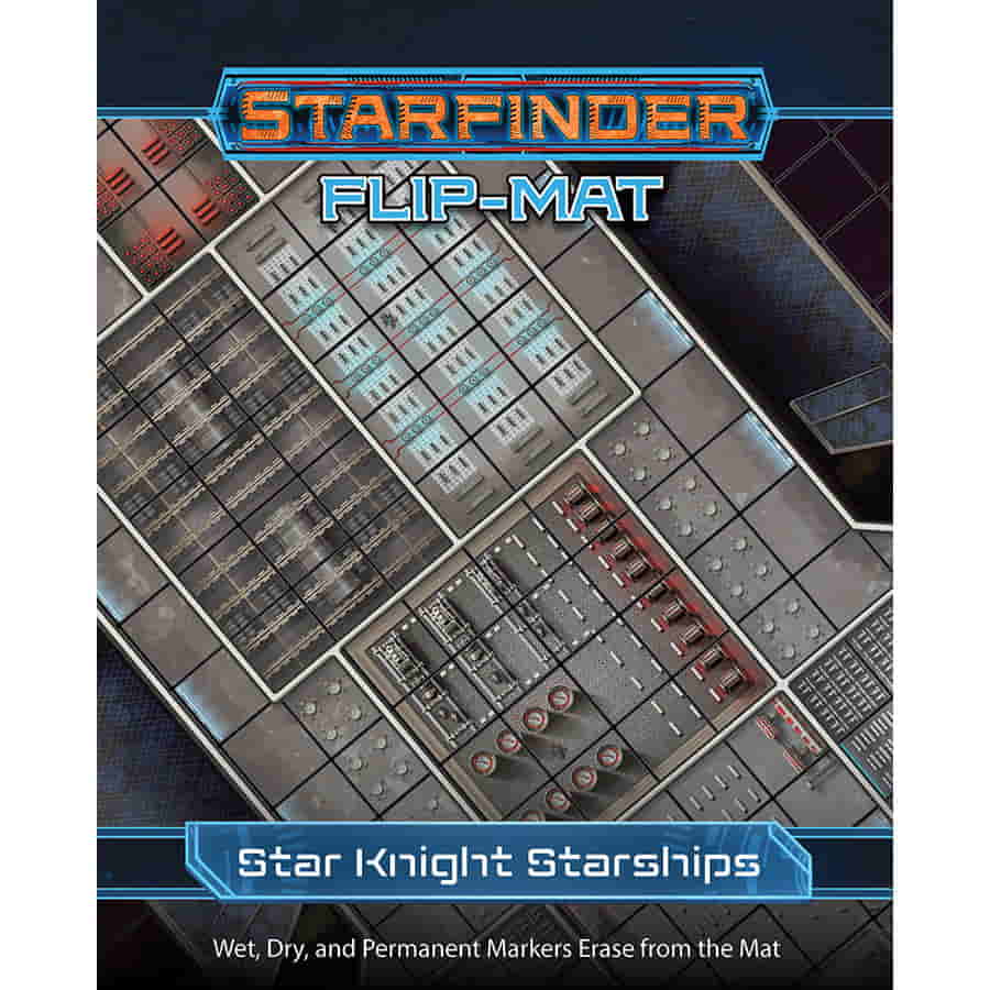 STARFINDER RPG: FLIP-MATS: STAR KNIGHT STARSHIPS | Dragon's Lair Comics and Fantasy Houston TX