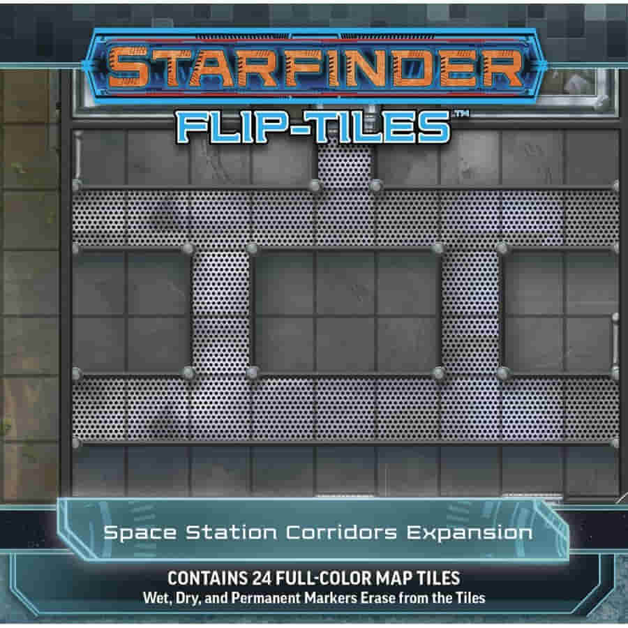 Starfinder Flip-mat: Station Corridors | Dragon's Lair Comics and Fantasy Houston TX