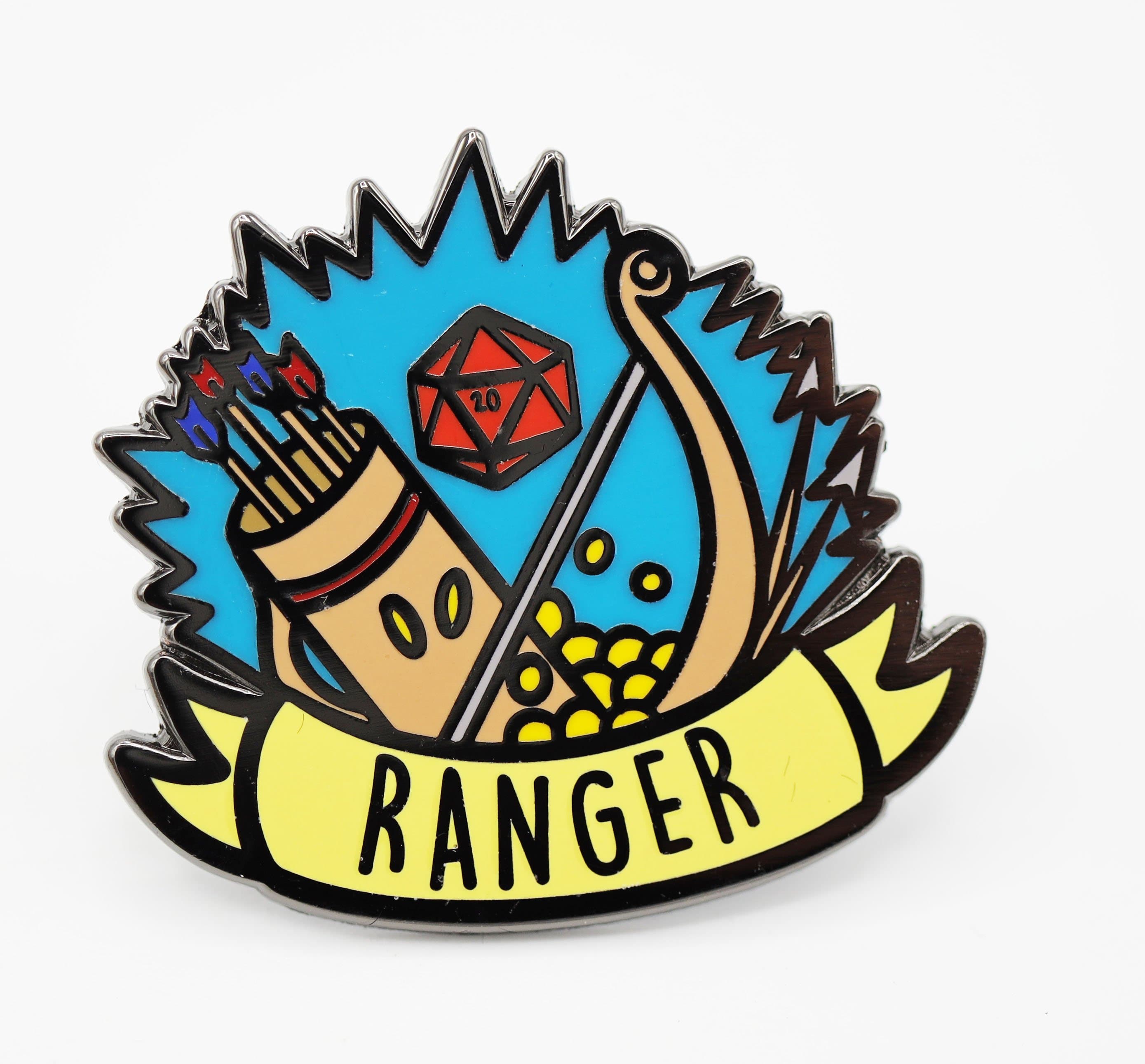 Foam Brain Pin: Class Banner Ranger | Dragon's Lair Comics and Fantasy Houston TX