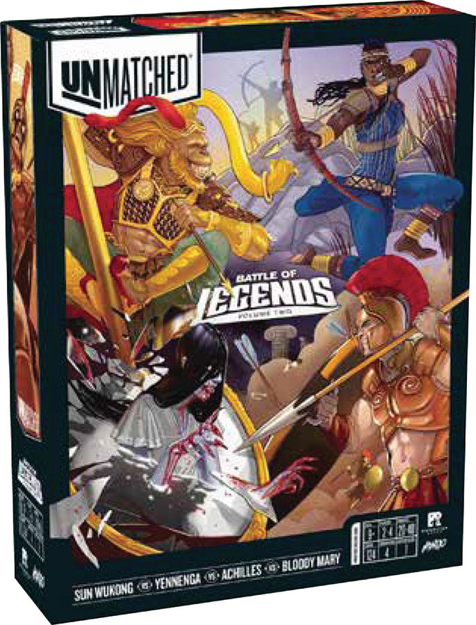 Unmatched: Battle of Legends Vol. 2 - Achilles, Yennenga, Sun Wukong, Bloody Mary | Dragon's Lair Comics and Fantasy Houston TX