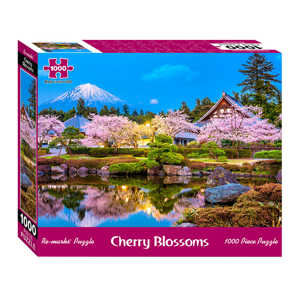 1000 Piece Cherry Blossoms Puzzle | Dragon's Lair Comics and Fantasy Houston TX