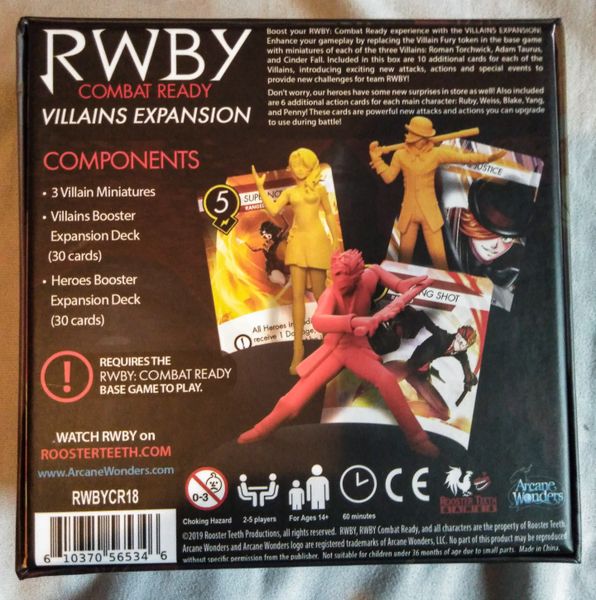 RWBY: Combat Ready – Villains Expansion | Dragon's Lair Comics and Fantasy Houston TX