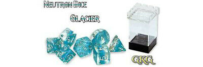 Gate Keeper Games Halfsies Glacier Dice Poly 7 Set | Dragon's Lair Comics and Fantasy Houston TX