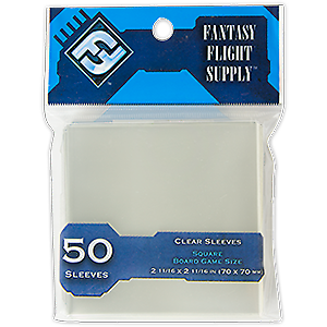 Fantasy Flight Board Game Sleeves Square 70x70mm | Dragon's Lair Comics and Fantasy Houston TX