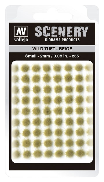 Vallejo Scenery: Wild Tuft - Beige (2mm) | Dragon's Lair Comics and Fantasy Houston TX