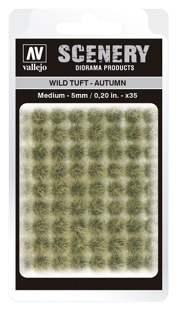 Vallejo Scenery: Wild Tuft - Autumn (4mm) | Dragon's Lair Comics and Fantasy Houston TX