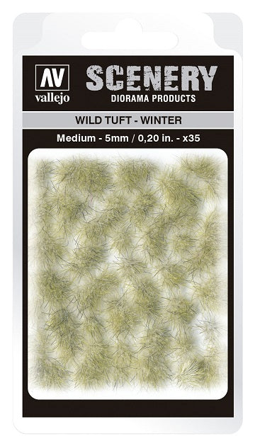 Vallejo Scenery: Wild Tuft - Winter (4mm) | Dragon's Lair Comics and Fantasy Houston TX