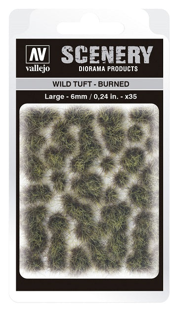 Vallejo Scenery: Wild Tuft - Burned (6mm) | Dragon's Lair Comics and Fantasy Houston TX