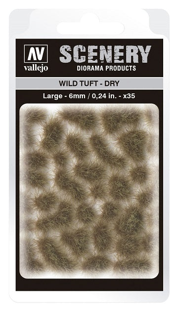 Vallejo Scenery: Wild Tuft - Dry (6mm) | Dragon's Lair Comics and Fantasy Houston TX