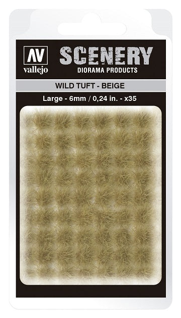 Vallejo Scenery: Wild Tuft - Beige (6mm) | Dragon's Lair Comics and Fantasy Houston TX