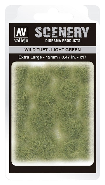 Vallejo Scenery: Wild Tuft - Light Green (8mm) | Dragon's Lair Comics and Fantasy Houston TX