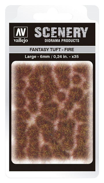 Vallejo Scenery: Fantasy Tuft - Fire (6mm) | Dragon's Lair Comics and Fantasy Houston TX