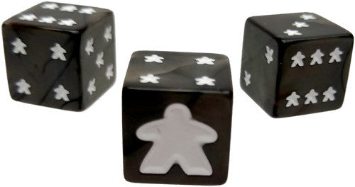 Meeple Dice Green Poly 7 Set | Dragon's Lair Comics and Fantasy Houston TX