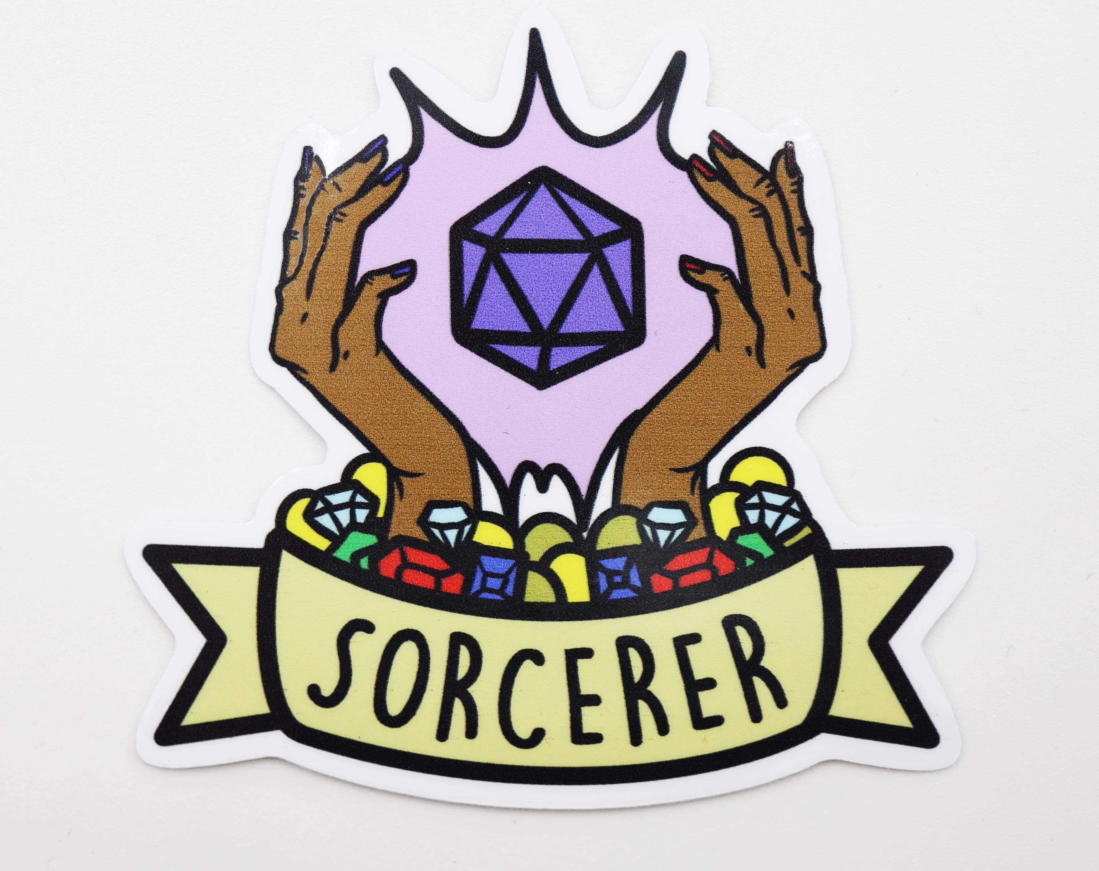 Foam Brain Banner Sticker: Sorcerer | Dragon's Lair Comics and Fantasy Houston TX