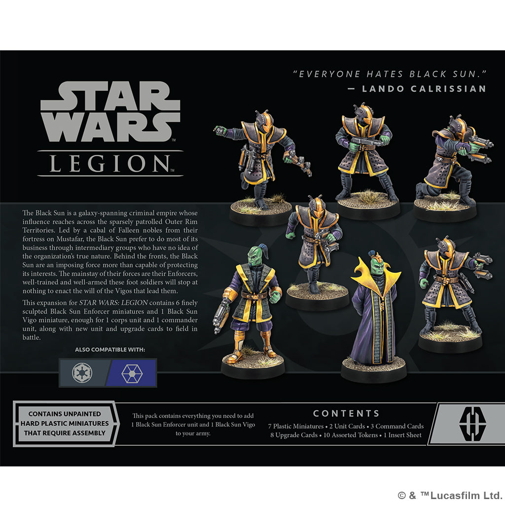 Star Wars Legion: Black Sun Enforcers | Dragon's Lair Comics and Fantasy Houston TX