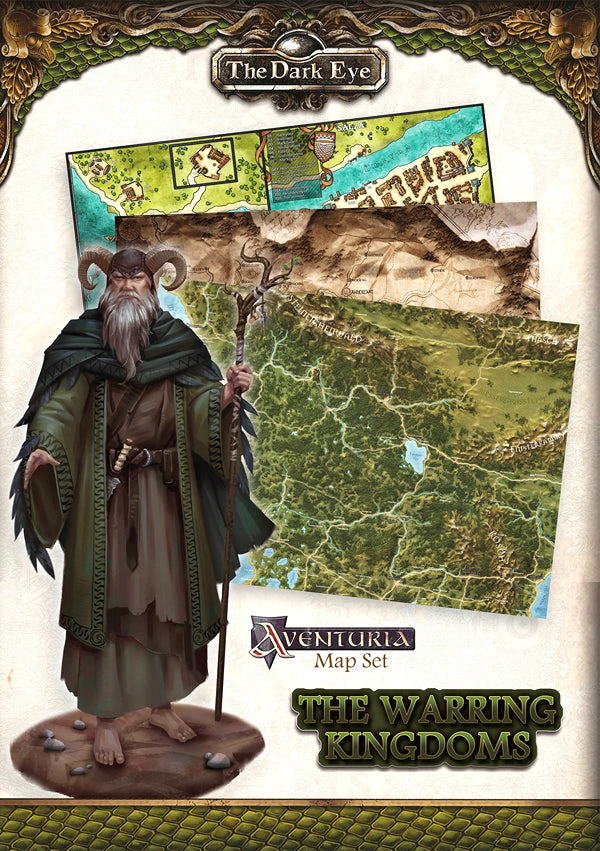 The Dark Eye: The Warring Kingdoms Aventuria Map Set | Dragon's Lair Comics and Fantasy Houston TX