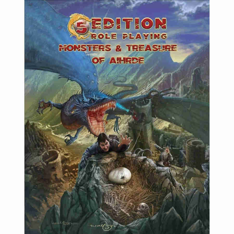 5TH Edition Adventures: Monsters and Treasure of Aihrde | Dragon's Lair Comics and Fantasy Houston TX