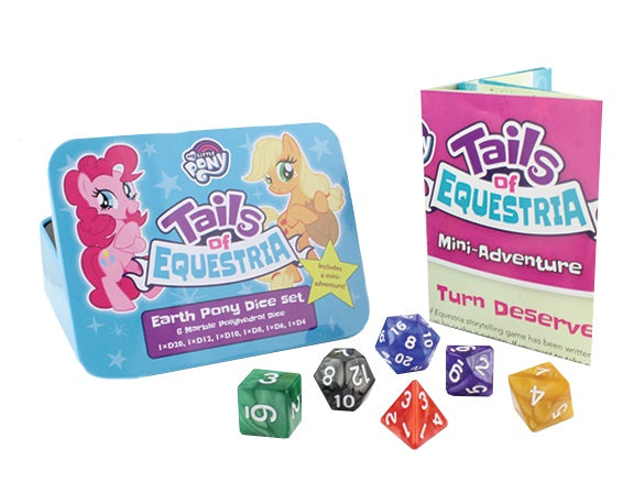 My Little Pony Tails of Equestria RPG: Earth Pony Dice Set | Dragon's Lair Comics and Fantasy Houston TX