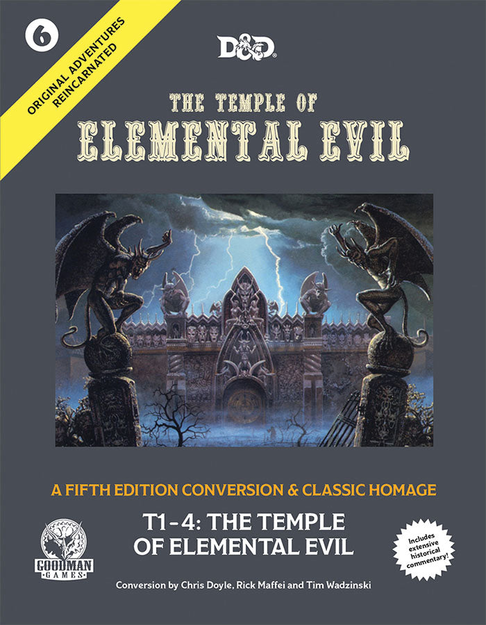 5E Original Adventures Reincarnated #6: Temple of Elemental Evil | Dragon's Lair Comics and Fantasy Houston TX