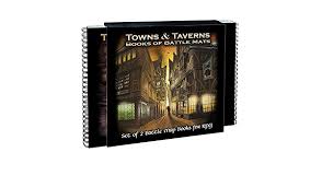 Big Books of  Battle Mats: Towns & Taverns | Dragon's Lair Comics and Fantasy Houston TX