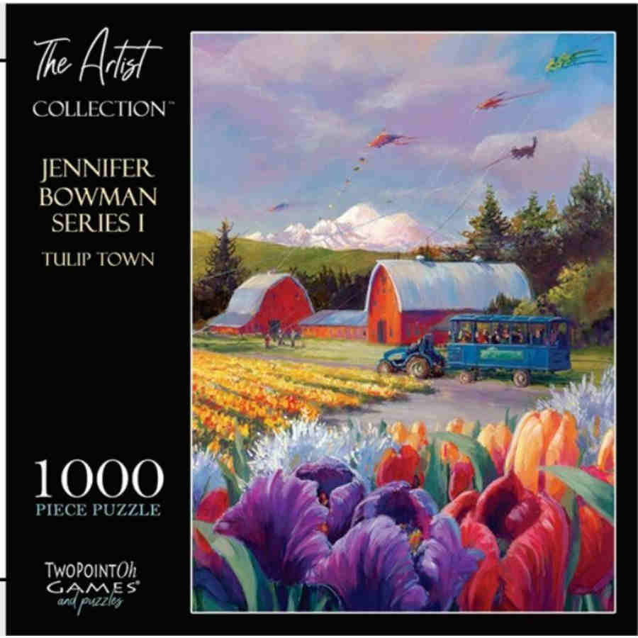 The Artist Collection 1000 Piece Puzzle: Tulip Town | Dragon's Lair Comics and Fantasy Houston TX