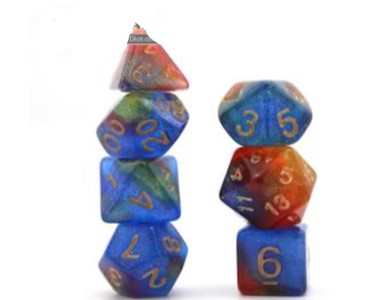 Game Habit Kinkade Poly 7 Dice Set | Dragon's Lair Comics and Fantasy Houston TX