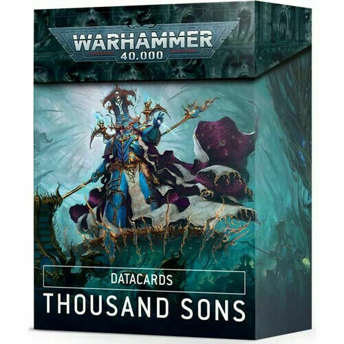 Warhammer 40K: Thousand Sons Data Cards | Dragon's Lair Comics and Fantasy Houston TX