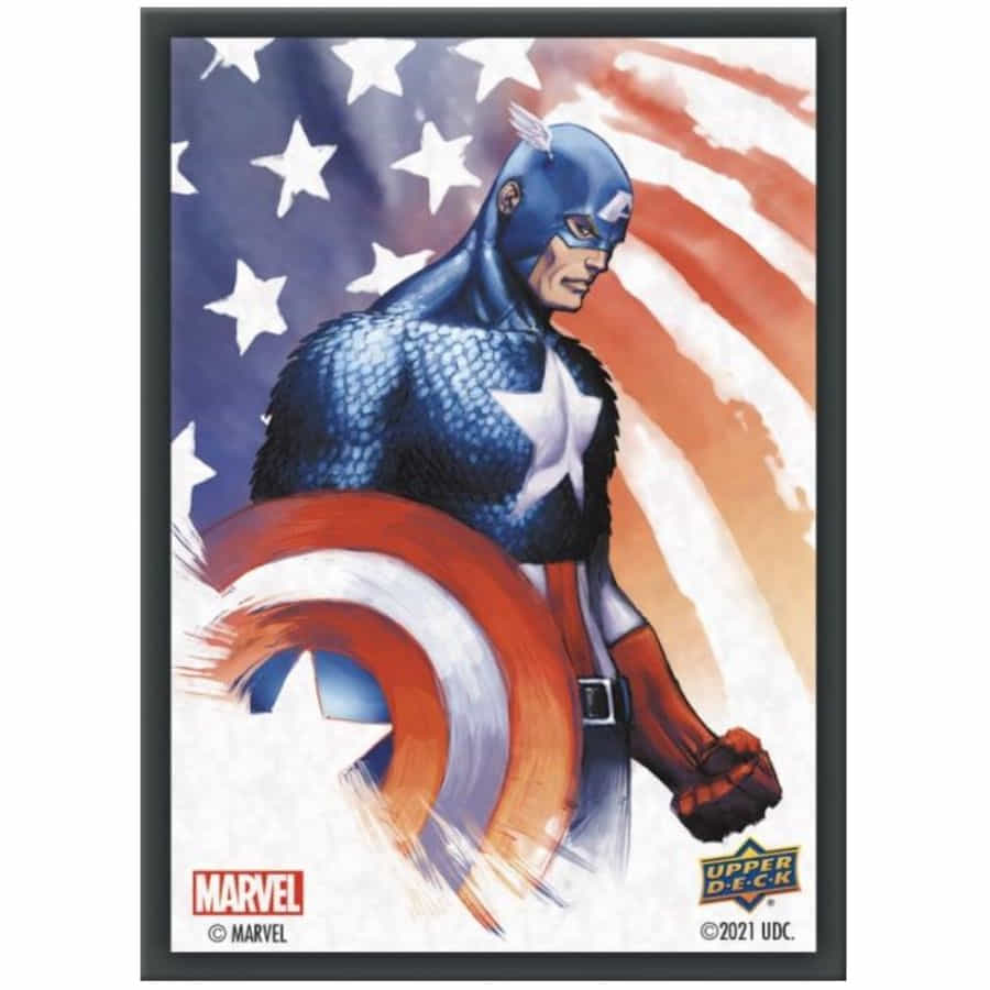 Upper Deck Marvel Standard Card Sleeves: Captain America | Dragon's Lair Comics and Fantasy Houston TX