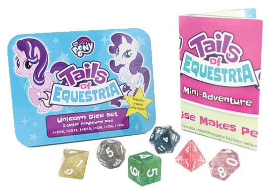 My Little Pony Tails of Equestria RPG: Unicorn Dice Set | Dragon's Lair Comics and Fantasy Houston TX