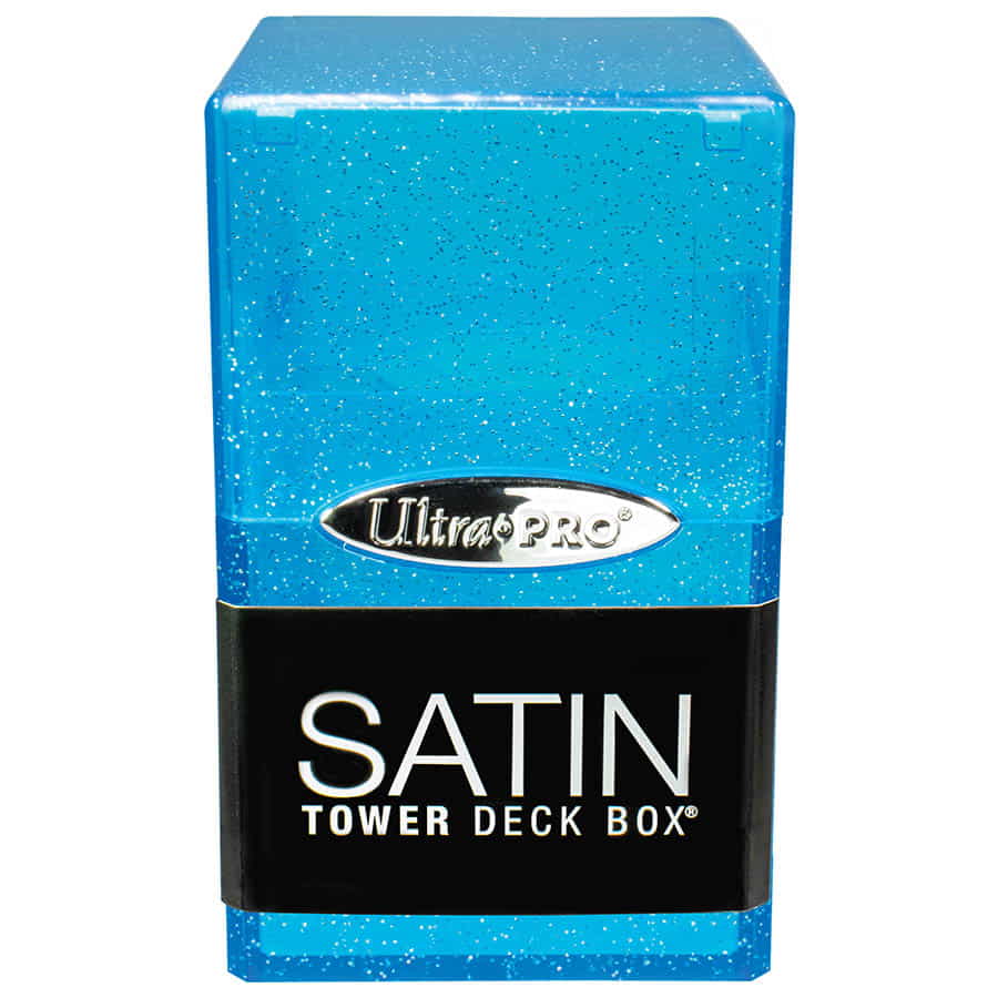 Ultra Pro Satin Tower: Glitter Blue | Dragon's Lair Comics and Fantasy Houston TX