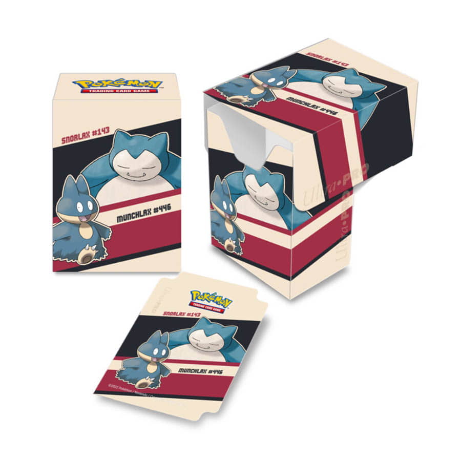 Ultra Pro Pokemon Snorlax and Munchlax Deck Box | Dragon's Lair Comics and Fantasy Houston TX