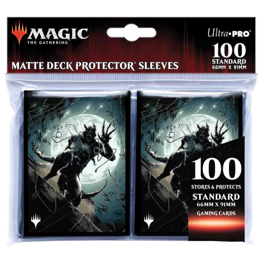 Ultra Pro: Magic the Gathering: Innistrad Midnight Hunt Deck protectors V2 (100CT) | Dragon's Lair Comics and Fantasy Houston TX