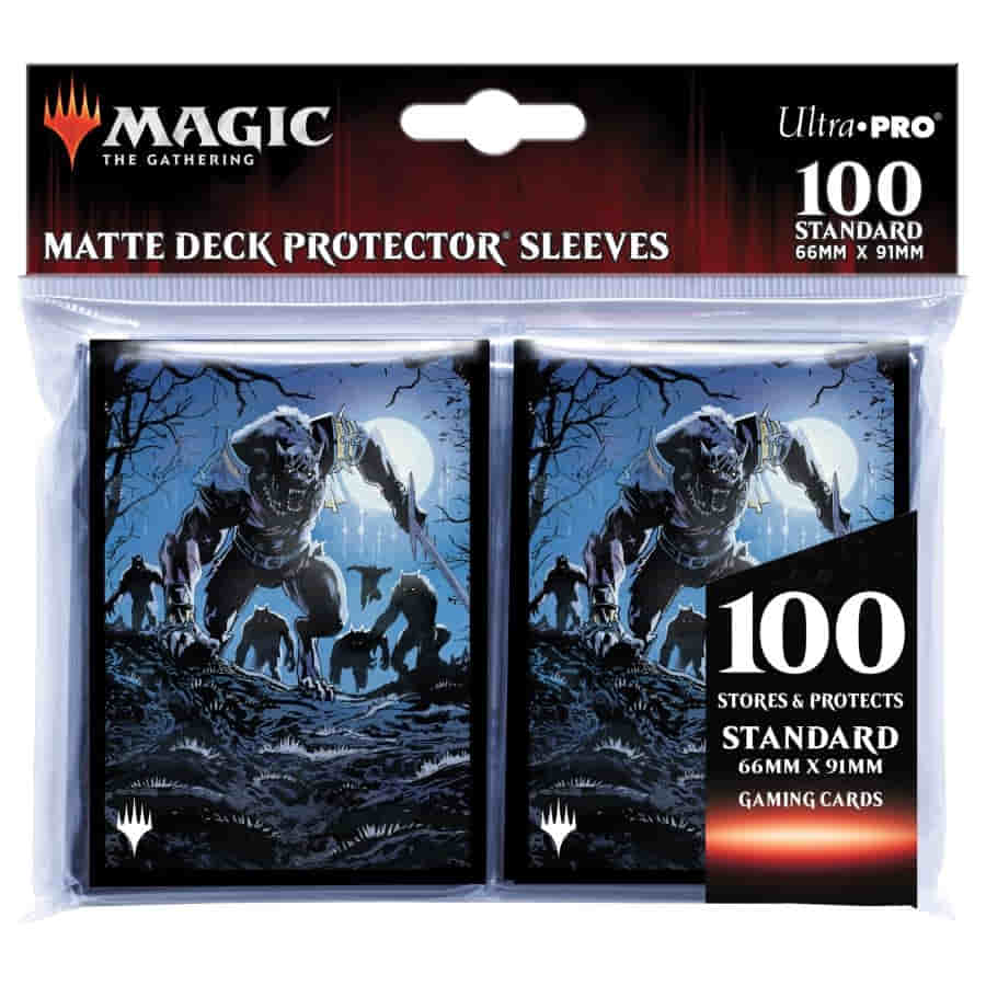 Ultra Pro: Magic the Gathering: Innistrad Midnight Hunt Deck protectors V5 (100CT) | Dragon's Lair Comics and Fantasy Houston TX