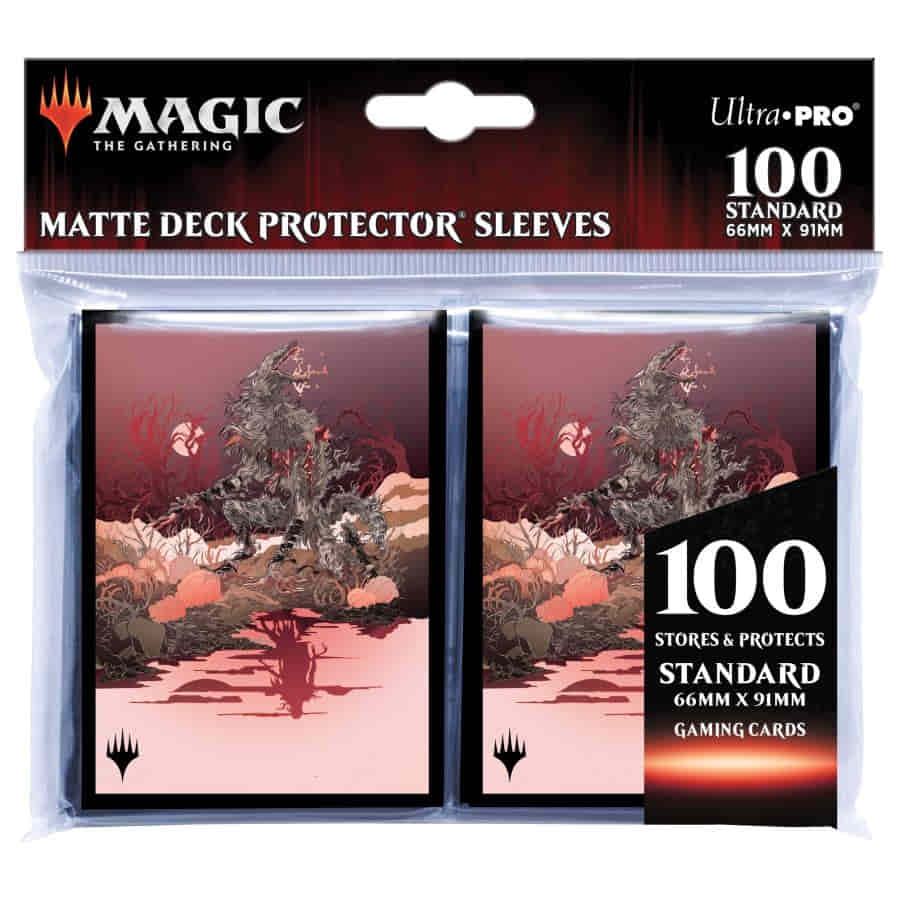 Ultra Pro: Magic the Gathering: Innistrad Midnight Hunt Deck protectors VX (100CT) | Dragon's Lair Comics and Fantasy Houston TX