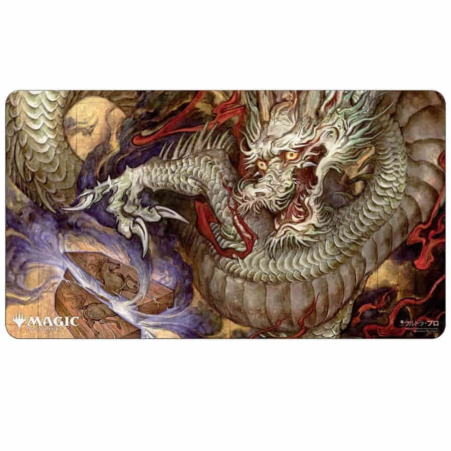 Ultra Pro MTG Playmat Japanese Art Divine Gambit | Dragon's Lair Comics and Fantasy Houston TX