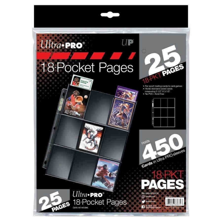 Ultra Pro 18 Pocket Pages Silver | Dragon's Lair Comics and Fantasy Houston TX