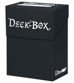 Ultra Pro Deck Box Solid Black No Logo | Dragon's Lair Comics and Fantasy Houston TX