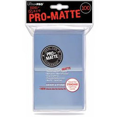 Ultra Pro Pro Matte Sleeves Clear Standard 100Ct | Dragon's Lair Comics and Fantasy Houston TX