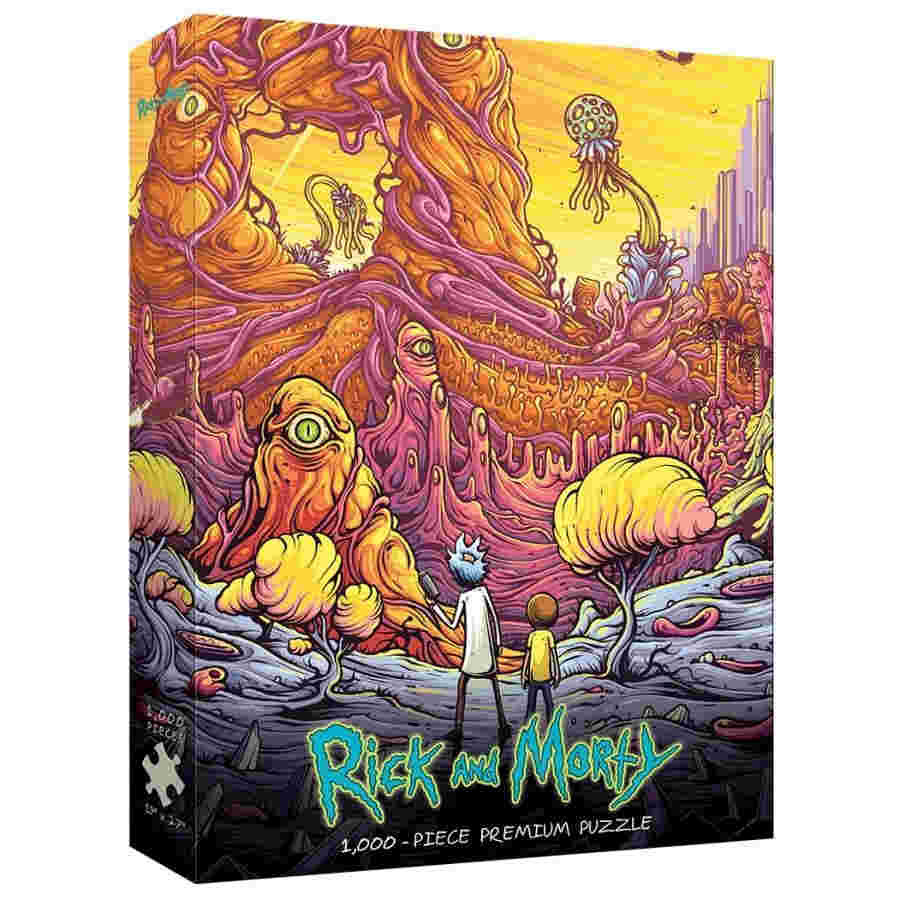 PUZZLE: RICK AND MORTY: INTO THE RICKVERSE (1,000 PIECES) | Dragon's Lair Comics and Fantasy Houston TX