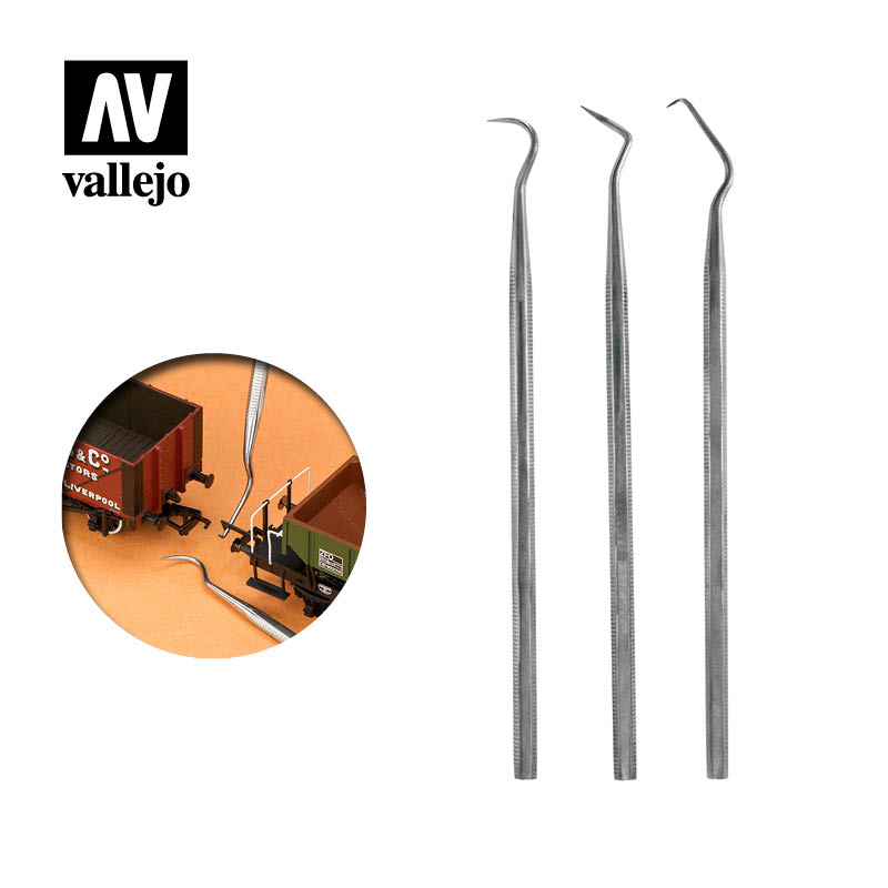 Vallejo Stainless Steel Probes (3) | Dragon's Lair Comics and Fantasy Houston TX