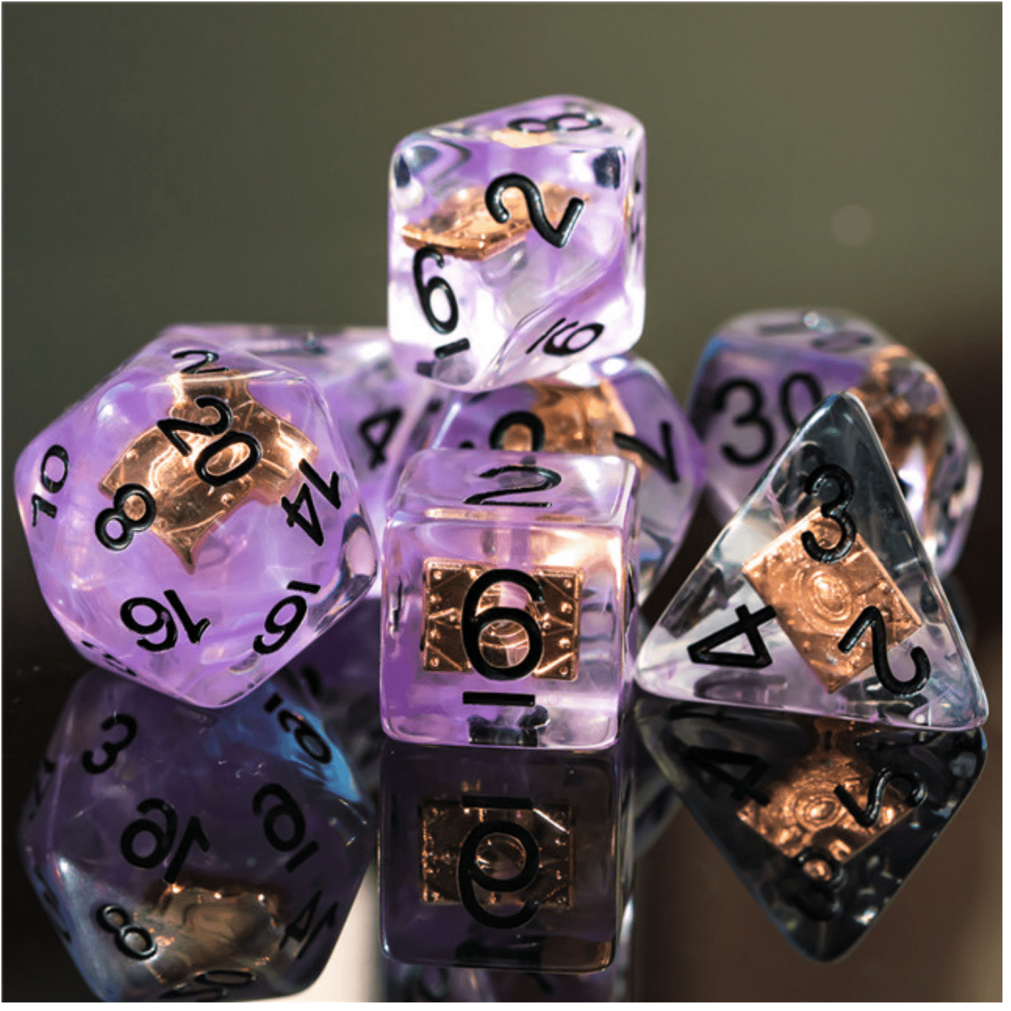 Foam Brain Warlock's Tome RPG Dice Set | Dragon's Lair Comics and Fantasy Houston TX