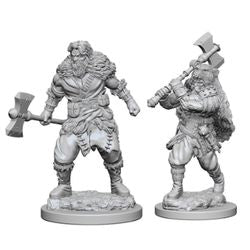 Wizkids Dungeons and Dragons: NOLZUR'S MARVELOUS UNPAINTED MINIATURES -W1-MALE HUMAN BARBARIAN | Dragon's Lair Comics and Fantasy Houston TX