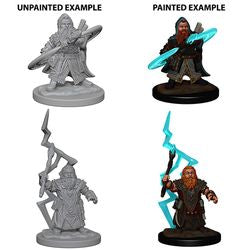 Wizkids Pathfinder: DEEP CUTS UNPAINTED MINIATURES -W4-MALE DWARF SORCERER | Dragon's Lair Comics and Fantasy Houston TX