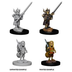 Wizkids Dungeons and Dragons: NOLZUR'S MARVELOUS UNPAINTED MINIATURES -W6-MALE HALFLING FIGHTER | Dragon's Lair Comics and Fantasy Houston TX