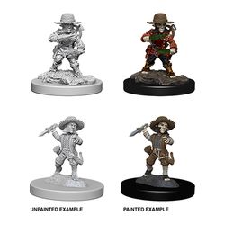 Wizkids Pathfinder: DEEP CUTS UNPAINTED MINIATURES -W6-MALE HALFLING ROGUE | Dragon's Lair Comics and Fantasy Houston TX