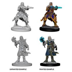 Wizkids Pathfinder: DEEP CUTS UNPAINTED MINIATURES -W6-MALE HUMAN WIZARD | Dragon's Lair Comics and Fantasy Houston TX