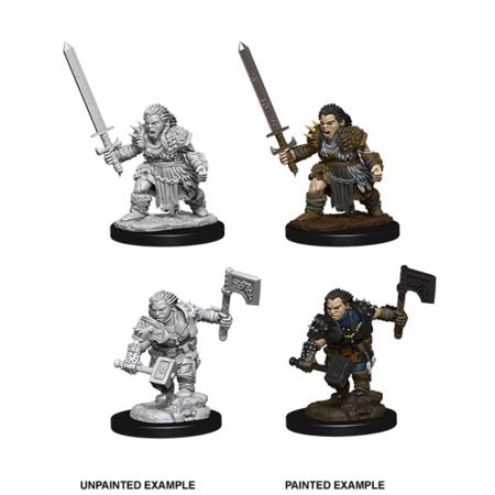 Wizkids Pathfinder: DEEP CUTS UNPAINTED MINIATURES -W8-FEMALE DWARF BARBARIAN | Dragon's Lair Comics and Fantasy Houston TX