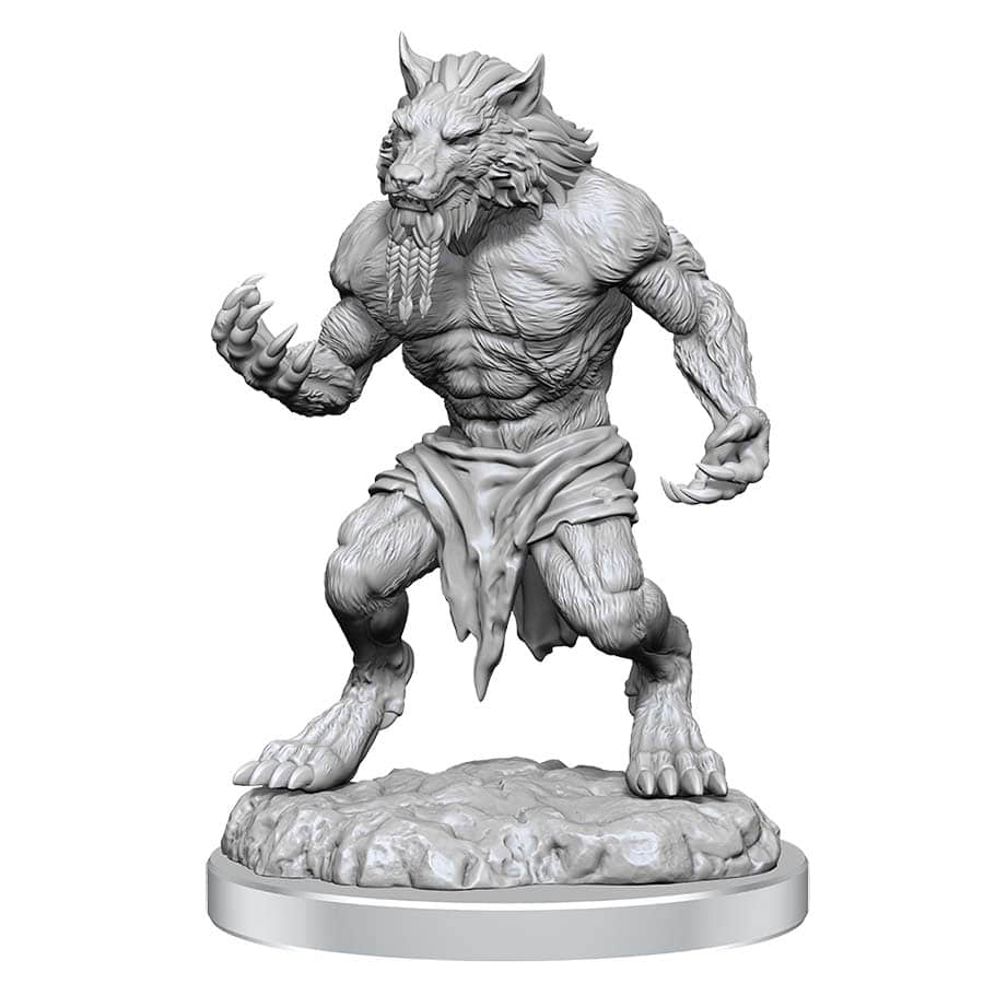 Critical Role Unpainted Miniatures: W03 Fey Werewolves | Dragon's Lair Comics and Fantasy Houston TX