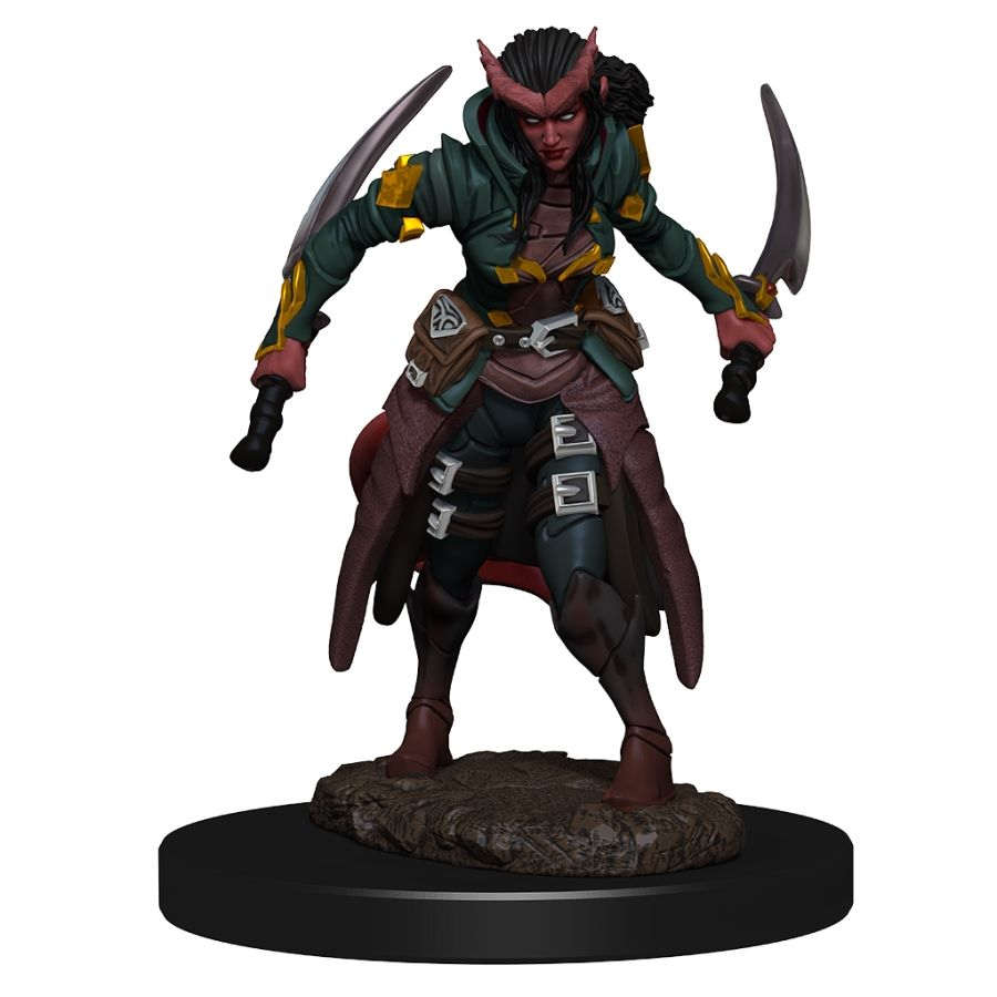 Wizkids Dungeons and Dragons Icons of the Realms Premium Figures: W6 Female Tiefling Rogue | Dragon's Lair Comics and Fantasy Houston TX