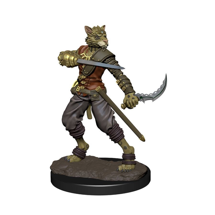 Wizkids Dungeons and Dragons Icons of the Realms Premium Figures: W6 Male Tabaxi Rogue | Dragon's Lair Comics and Fantasy Houston TX